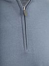 Profuomo Half Zip Pullover Merino Wool Blue Product / Detail