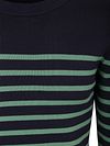 Armor-Lux Groix Sweater Stripes Navy Green Product / Detail