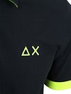 Sun68 Polo Shirt Big Logo Fluo Navy  Product / Detail