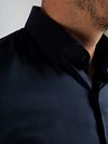 Suitable Shirt Extra Long Sleeves Twill Navy Model / Detail