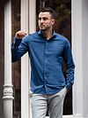 Suitable Sorona Shirt Denim Blue Model / Sfeerbeeld