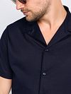 Desoto Short Sleeve Shirt Festival Navy Model / Sfeerbeeld