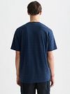 Scotch & Soda Structured T-shirt Navy Model / Achterkant