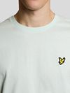 Lyle and Scott T Shirt Ice Blue Model / Detail