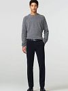 Meyer Trousers Roma Wool Corduroy Navy Model / Voorkant
