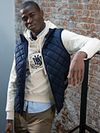 Bodywarmer trapuntato McGregor Navy Model / Sfeerbeeld