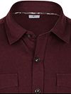 Overshirt R2 Amsterdam in flanella di cotone e lana bordeaux Product / Detail