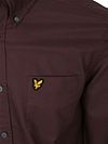 Lyle & Scott Shirt Plain Oxford Bordeaux Product / Detail