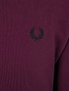 Fred Perry Longsleeve Half Zip Poloshirt Plum
