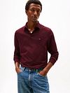 Koszulka polo Tommy Hilfiger z długim rękawem, bordowy Model / Voorkant