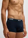 BOSS Bokserki Power 3-pack granatowe 480 Model / Zijkant