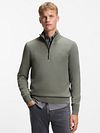 BOSS Kanobix Maglione Half Zip Green Model / Voorkant