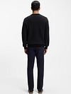 BOSS Aspoki Maglione Navy Nero Model / Achterkant