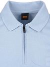 BOSS Passerzip Half Zip Polo Lys Blå Product / Detail