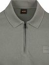 BOSS Passerzip Half Zip Polo Shirt Open Green Product / Detail