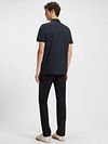 BOSS Passerzip Polo Half Zip granatowe Model / Achterkant