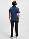 BOSS Polo Shirt Passenger Dunkelblau Model / Achterkant