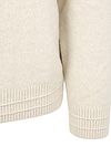BOSS Awoolio Half Zip Pullover Ecru