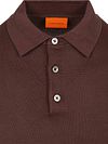 Suitable Compact Cotton poloshirt Burgundy Product / Detail