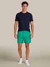 Steppin' Out Boxershort Racing Green Poplin Model / Voorkant