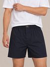 Bokserki Steppin' Out Navy Poplin Model / Voorkant