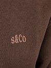 Supply & Co Sweat Polocollar Zip Aarav Braun