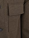 Profuomo Overshirt Button Peached Braun