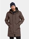 Parka Didriksons Kenny w kolorze brązowym Model / Voorkant