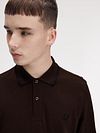 Koszulka polo Fred Perry z długim rękawem w kolorze brązowym 49A Model / Detail