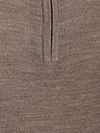 Profuomo Half Zip Pullover Merino Wool Brown
