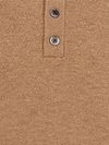 Profuomo Longsleeve Polo shirt Boiled Wool Camel