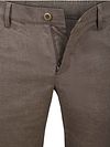 Alberto Lou Chino Flannel Herringbone Brown