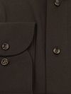 Profuomo Japanese Knitted Hemd Donkerbruin Product / Detail