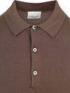 Profuomo Poloshirt Luxury Basic Bruin Product / Detail