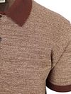 KnowledgeCotton Apparel Polo Knitted Chocolate Product / Detail