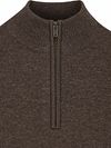 Steppin' Out Half Zip Trui Merinowol Bruin Product / Detail