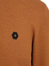No Excess Half Zip Trui Caramel Product / Detail