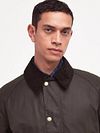 Barbour Ashby Vaxjacka Oliv Model / Detail