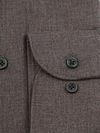 Profuomo Skjorta i Peachad Twill Flanell Brun Product / Detail