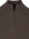 Steppin' Out Half Zip Pullover Merinould Brun Product / Detail