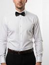 Suitable Silk Bow Tie Black Model / Voorkant