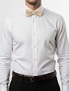Suitable Satin Bow Tie Off White Model / Voorkant