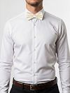 Suitable Satin Bow Tie Beige Model / Voorkant