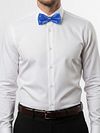 Suitable Satin Bow Tie Cobalt Blue Model / Voorkant