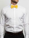 Suitable Satin Bow Tie Yellow Model / Voorkant