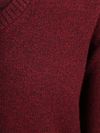 Steppin' Out Pullover V-Neck Lambswool Burgundy Product / Detail