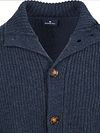 Steppin' Out Button Cardigan Navy Lambswool
