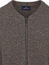 Steppin' Out Cardigan Lambswool Taupe