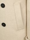 Caban Suitable in misto lana ecru Product / Detail