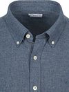 Camicia McGregor in flanella mélange blu Product / Detail